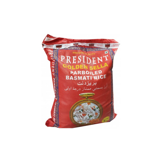 PRESIDENT BASMATI PARBOILED RICE 5 KG